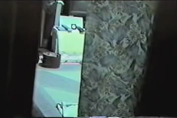 Amateur fem spied masturbating on the floor thru window