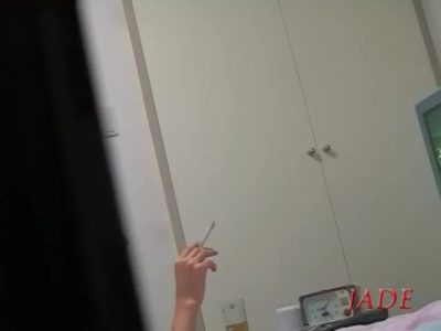 Hot horny Asian couple caught fucking through a window